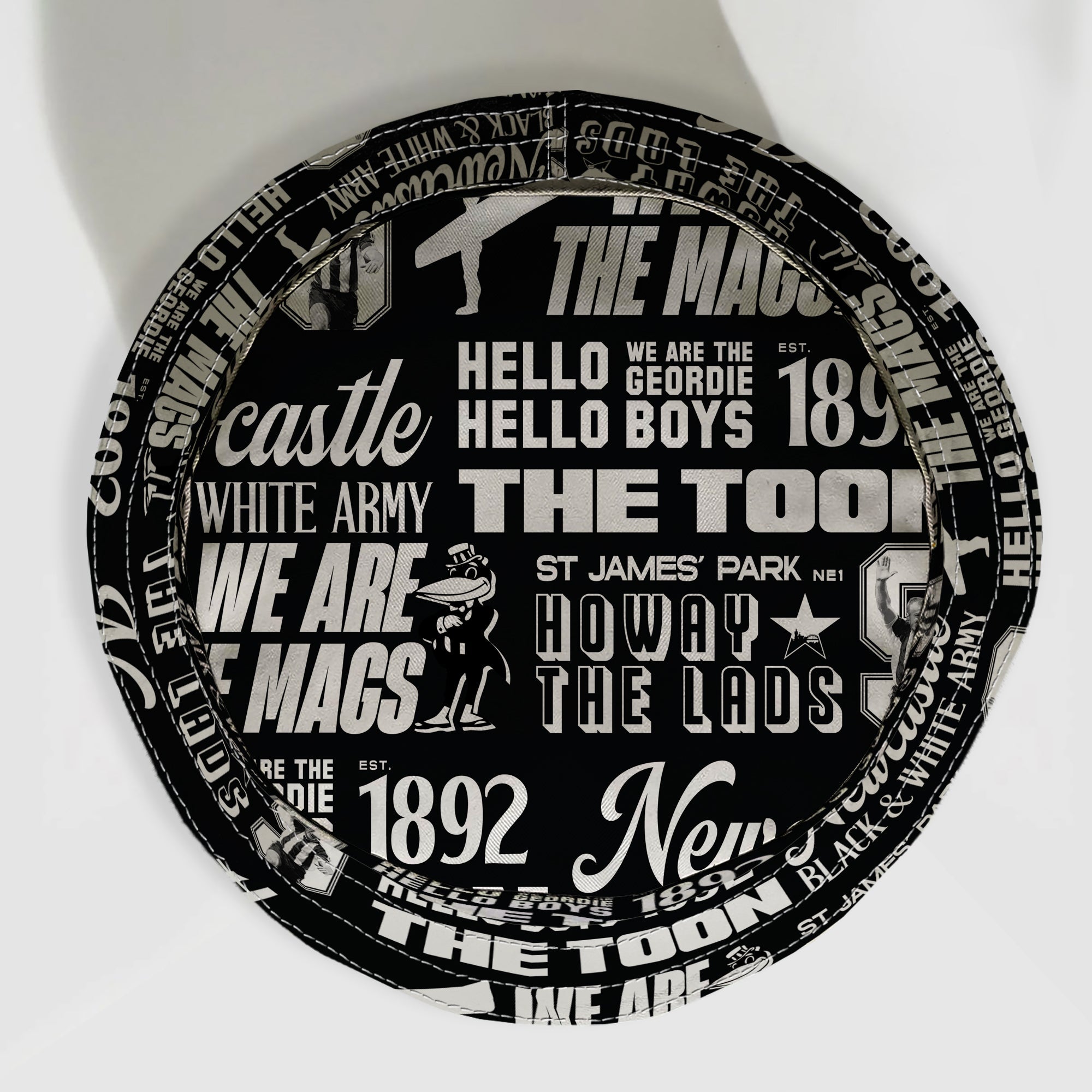 Newcastle - Word Montage - Bucket Hat