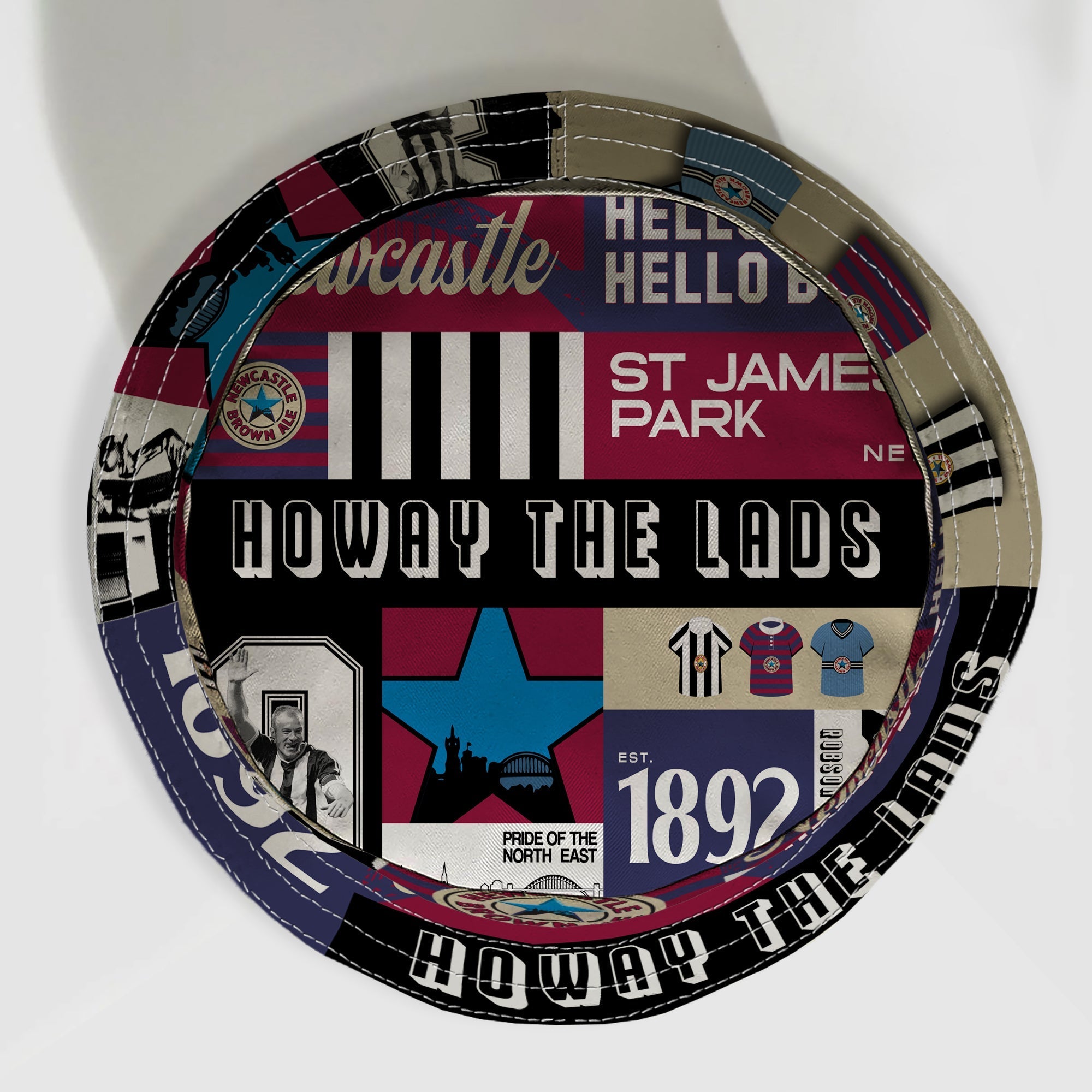 Newcastle - History Montage - Bucket Hat