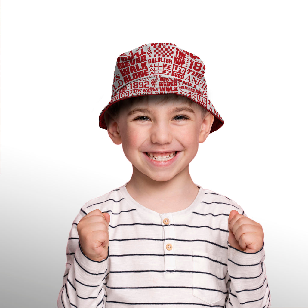 Liverpool - Word Montage - Bucket Hat