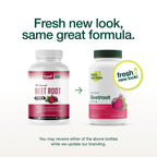 Fresh Nutrition Organic Beet Root Capsules – 2400mg Potent, Vegan, Gluten-Free (90 Caps x2)