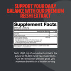 FreshCap Mushrooms Reishi Powder — 14,000mg Organic Dual-Extract, 60 Servings