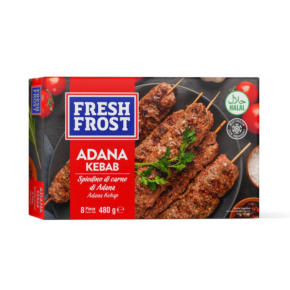 Freshfrost Frozen Adana Kebab 8 Pieces 480g