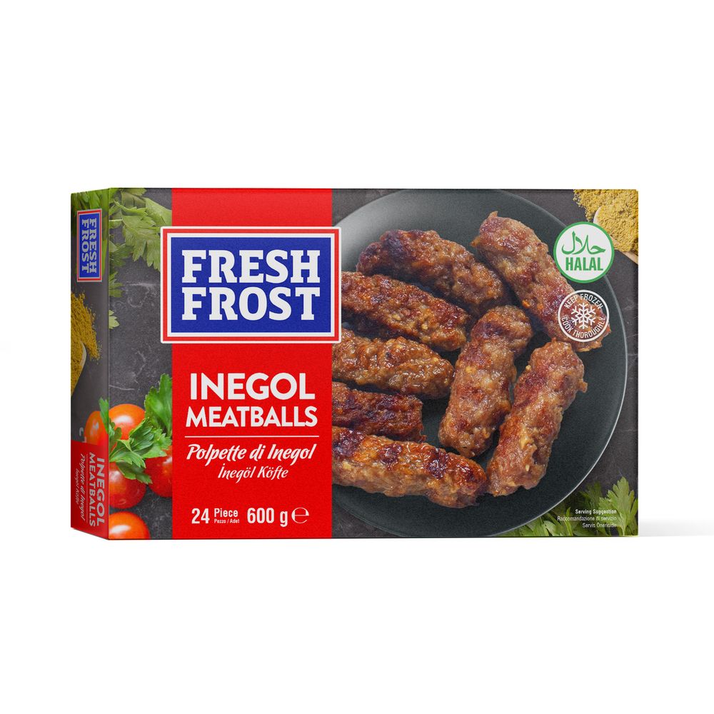 Freshfrost Frozen Inegol Kofte Meatballs 24 Pieces 600g
