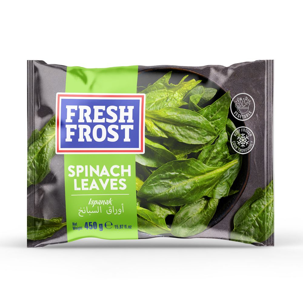 Freshfrost Frozen Ispanak Spinach Leaves 450g