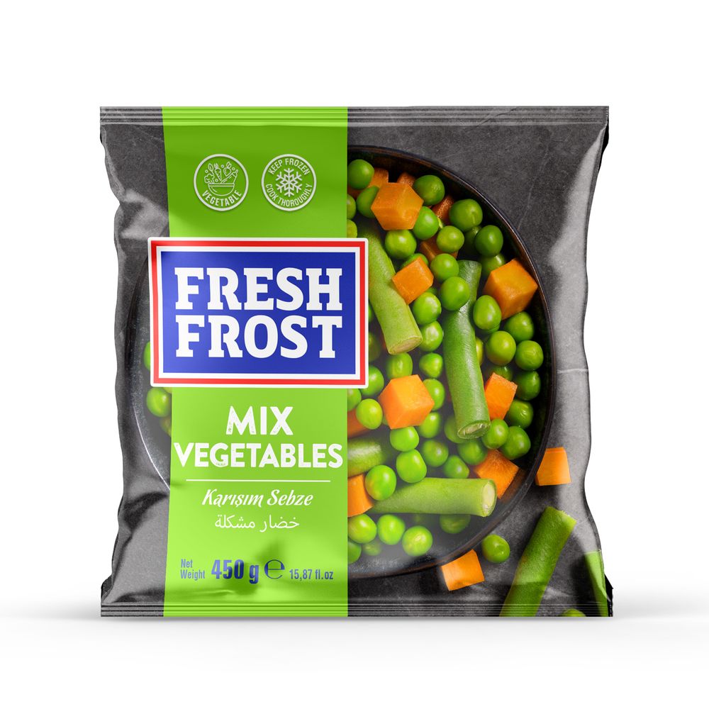Freshfrost Frozen Karisim Sebze Mix Vegetables 450g