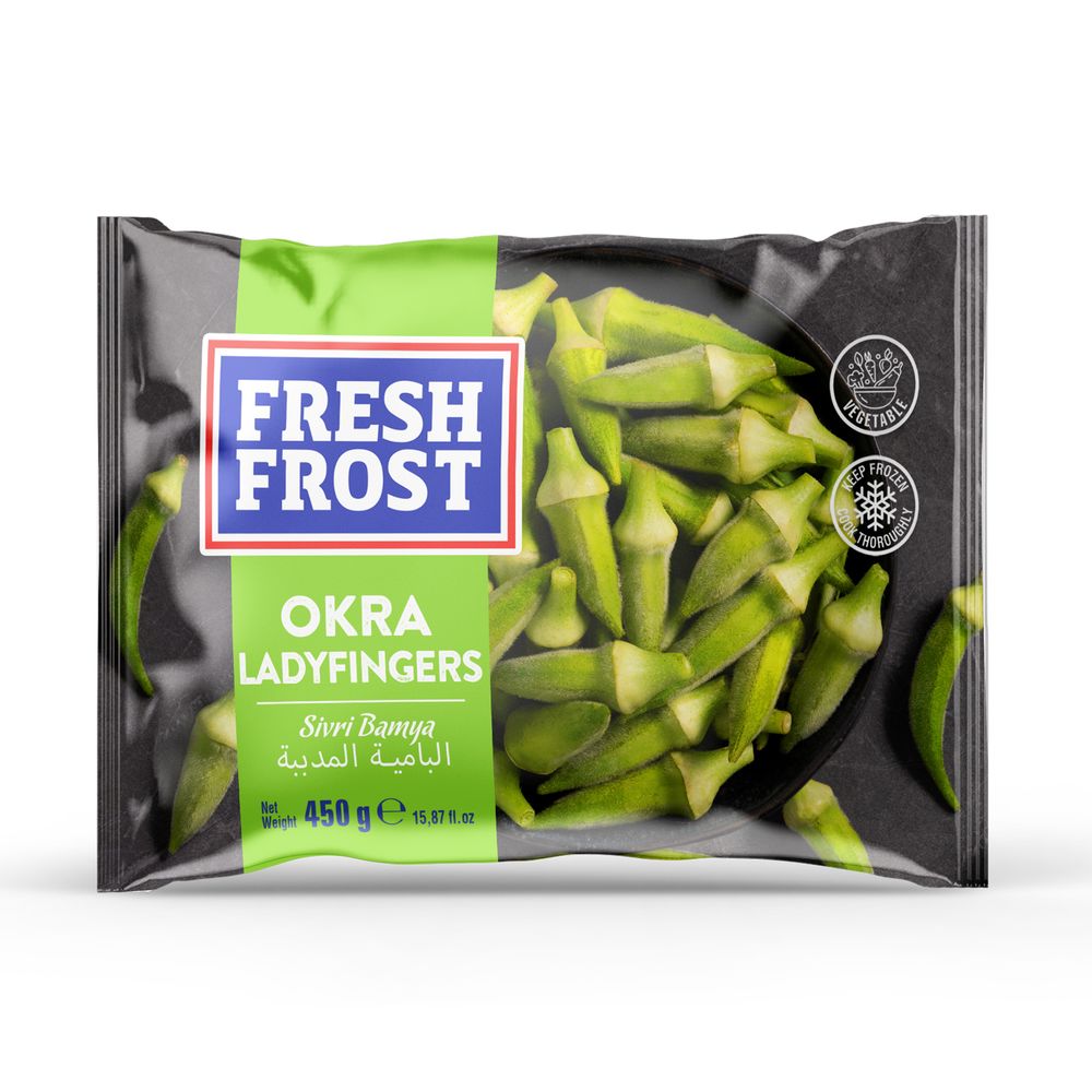 Freshfrost Frozen Sivri Bamya Okra Ladyfingers 450g
