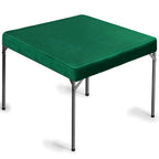 Frienda Green Felt Table Cover | 34x34 in Folding Card Tablecloth for Poker, Mahjong & Board Games