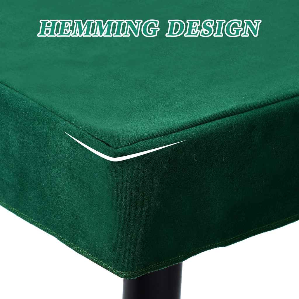 Frienda Green Felt Table Cover | 34x34 in Folding Card Tablecloth for Poker, Mahjong & Board Games