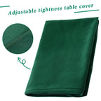 Frienda Green Felt Table Cover | 34x34 in Folding Card Tablecloth for Poker, Mahjong & Board Games