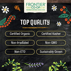 Frontier Co-op Organic Nettle Leaf, Cut & Sifted for Nettle Tea — Kosher, 16 oz (Pack of 2)