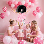 Fsnjcz Pink Bow Pinata – Number 2, 15.7 x 11.5 x 3 in, Birthday Party Decorations