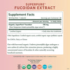 PURE SYNERGY SuperPure Fucoidan-Extrakt | Bio-Braunalgen | Unterstützung für Immunsystem, Verdauung & gesundes Altern (60 Kapseln)