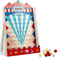Fulmoon Disk Drop Game – 8-Disk Carnival Circus Wood Party Game (15.7 x 10 in)