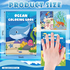 Fulmoon 144 Pcs Under the Sea Mini Coloring Books with Crayons for Kids | Ocean Animals Party Favors