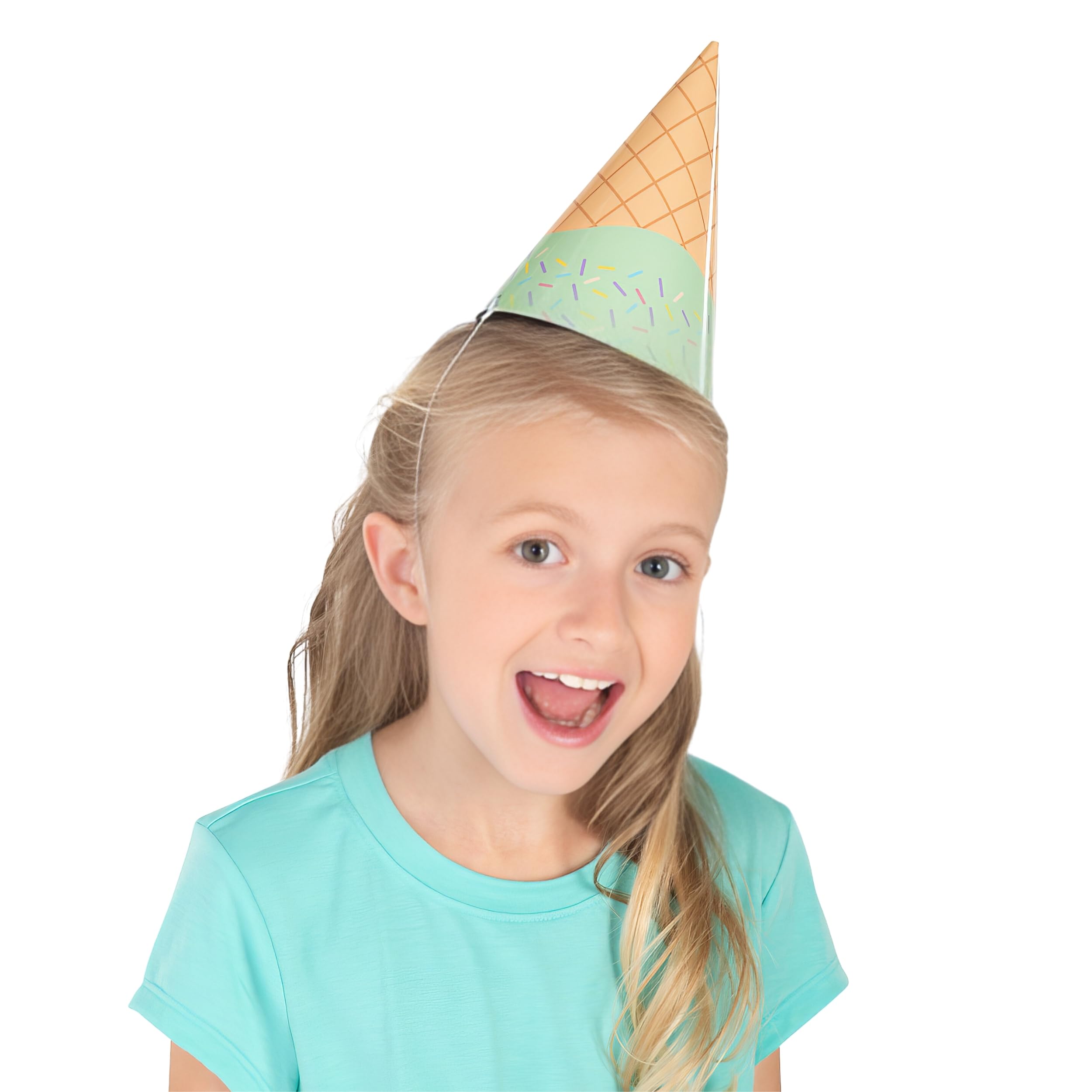 Fun Express Ice Cream Cone Party Hats – 8-Piece Set