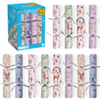 FUN LITTLE TOYS Christmas Crackers 12-Pack No-Snap Party Favors with Party Hat