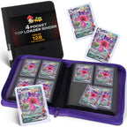 FunGuys Toploader Binder – 4-Pocket Card Binder for 128 Top Loaders | TCG, MTG, Pokemon