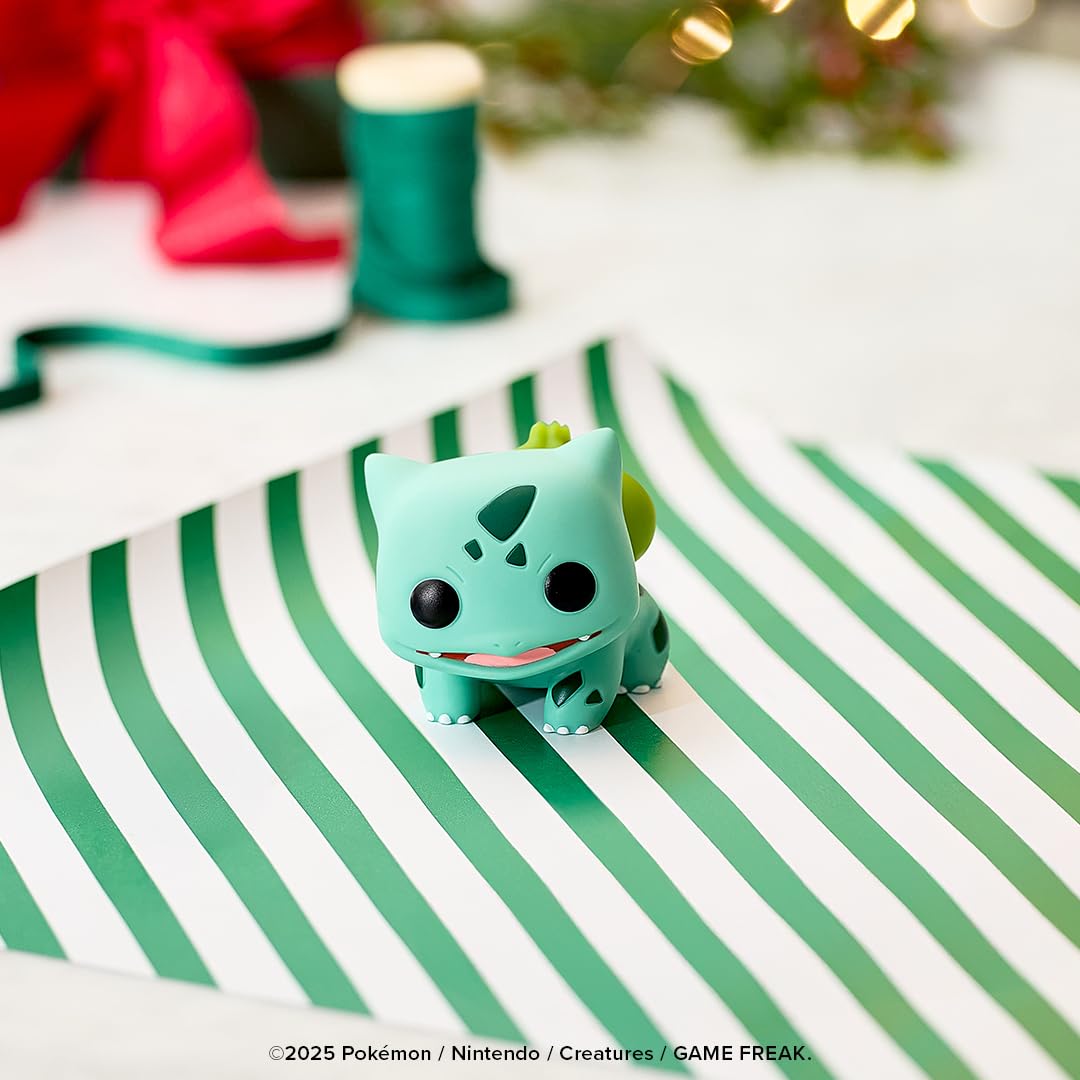 Funko Pop! Bitty Pokemon: Bulbasaur, Flareon, Pichu & Charizard – 0.9-Inch Collectibles with Stackable Display Case