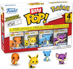 Funko Pop! Bitty Pokemon Charmander, Jolteon, Lapras & Rattata – 0.9-Inch Collectables with Stackable Display Shelf