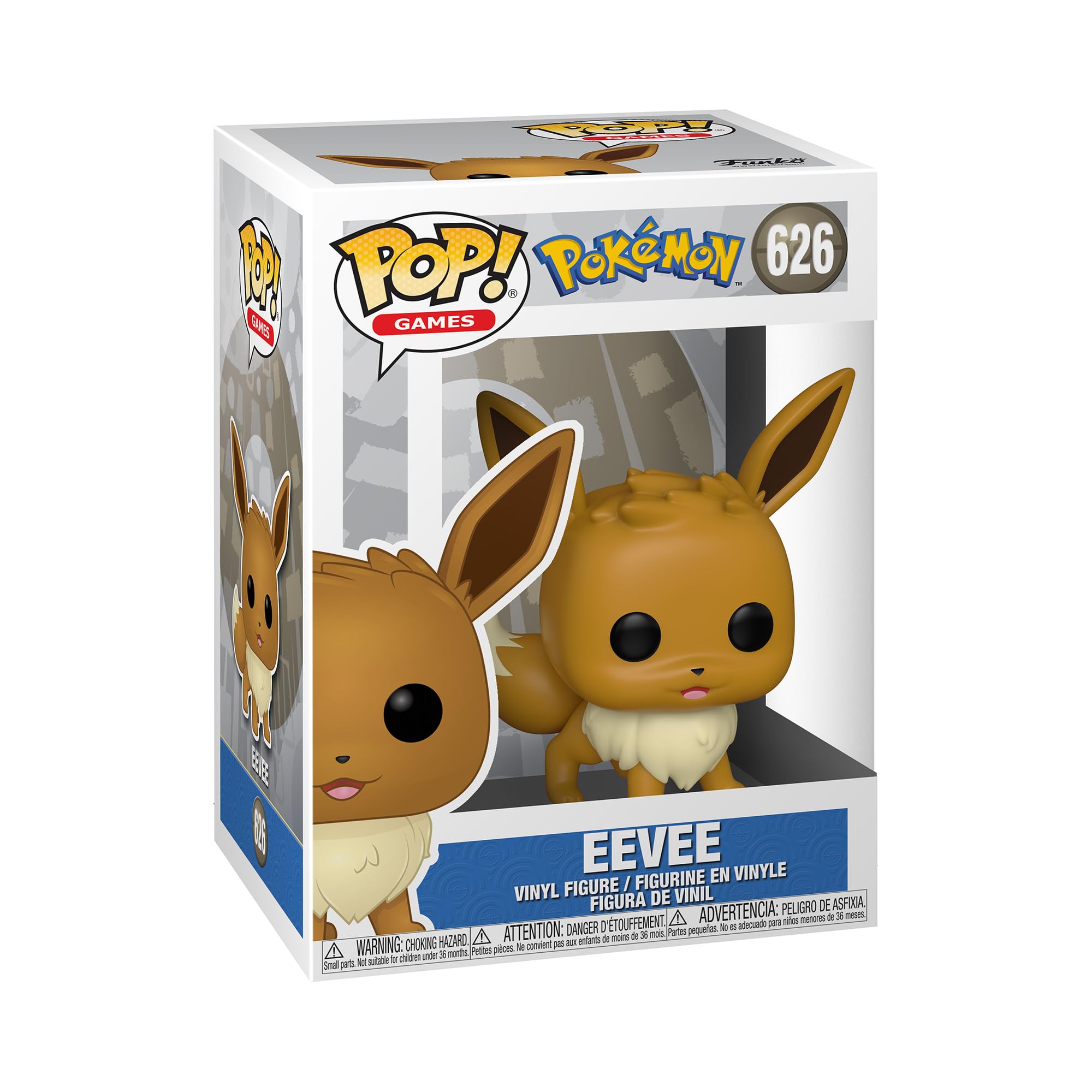 Funko Pop! Games: Pokemon – Eevee Vinyl Figure | 3.5-Inch Collectible