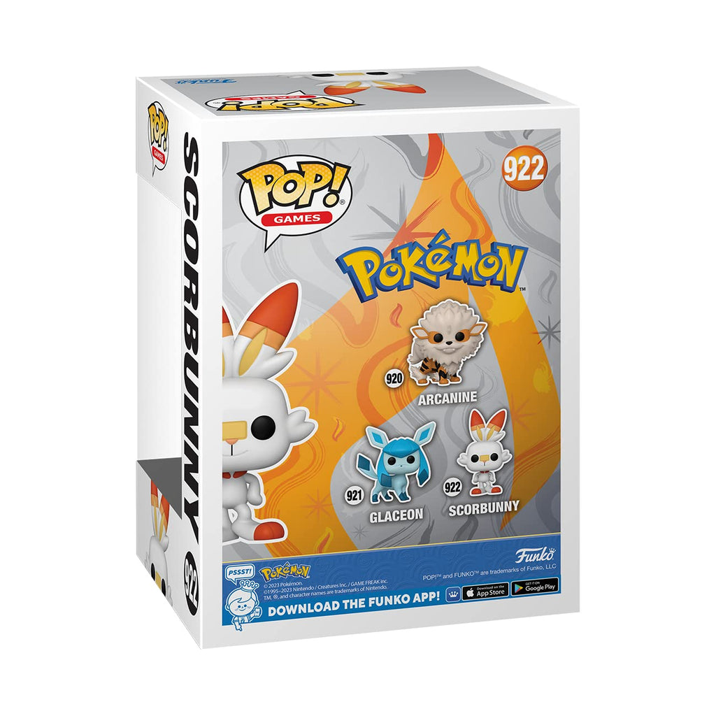Funko Pop Games: Pokemon Scorbunny Collectible Vinyl Figure – Official Merchandise