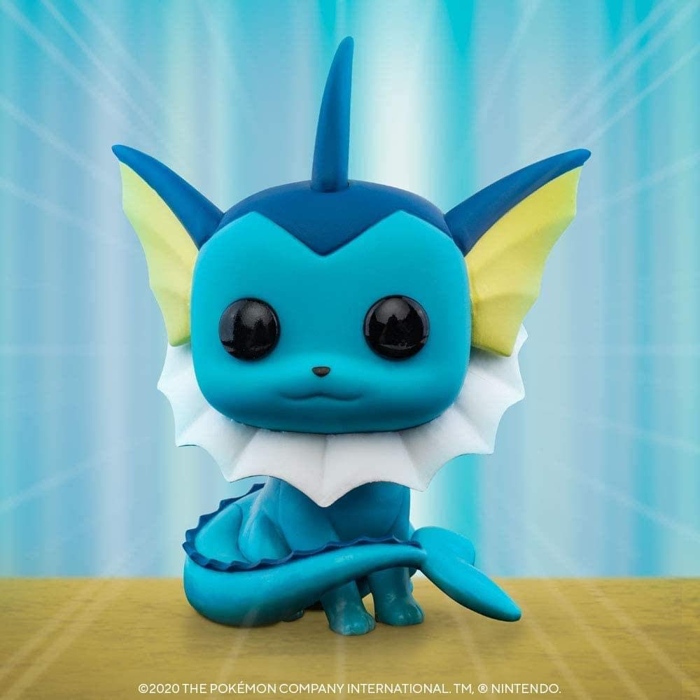 Funko Pop! Games: Pokemon Vaporeon Vinyl Figure – 3.5-Inch Collectible