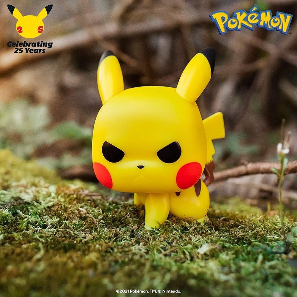 Funko POP! Games: Pokemon Pikachu (Attack Stance) Vinyl Figure – 3-Inch Collectible