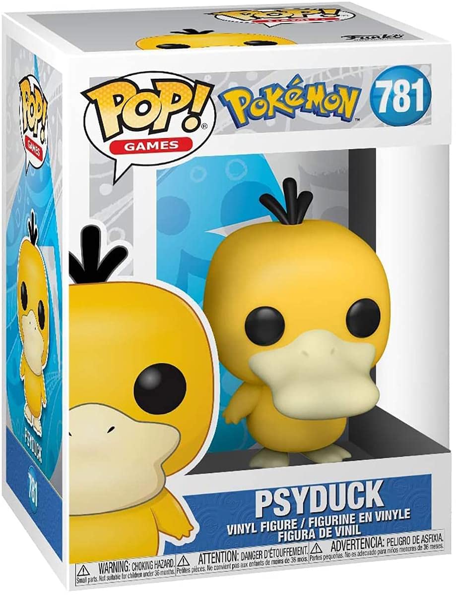 Funko POP! Pokemon Psyduck Vinyl Figure - 3.5in Collectible, Multicolor