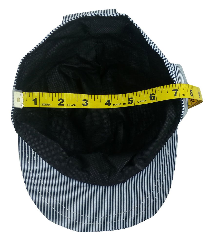 Funny Party Hats Train Conductor Hat – Adjustable Engineer Costumes (12 Pack)