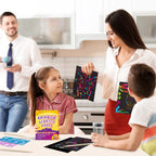 FUNNYB&G Rainbow Scratch Paper Art Kit – 200 Pcs for Kids | Creative Scratch Crafts & Party Activities
