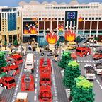 Funtery Mini Pullback Fire Truck Toys Bulk – 96 Pcs, 4 Designs, Party Favors