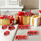 Funtery Mini Pullback Fire Truck Toys Bulk – 96 Pcs, 4 Designs, Party Favors