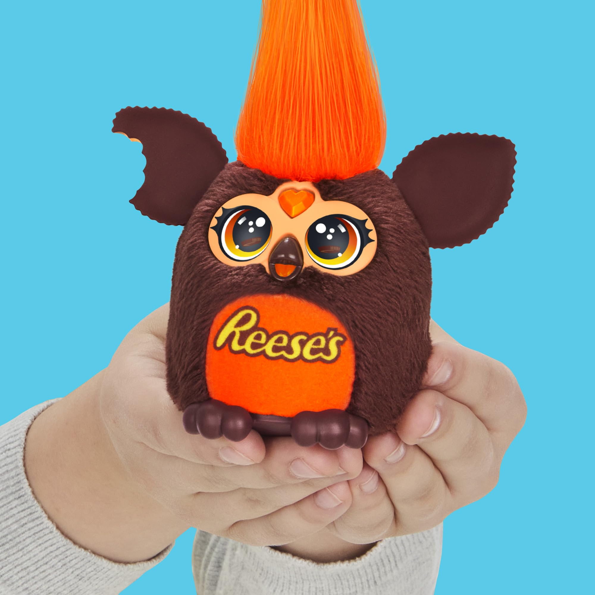 Furby Furblets REESE'S Cup Mini 3-Inch Electronic Plush | Candy Toy for Kids 6+