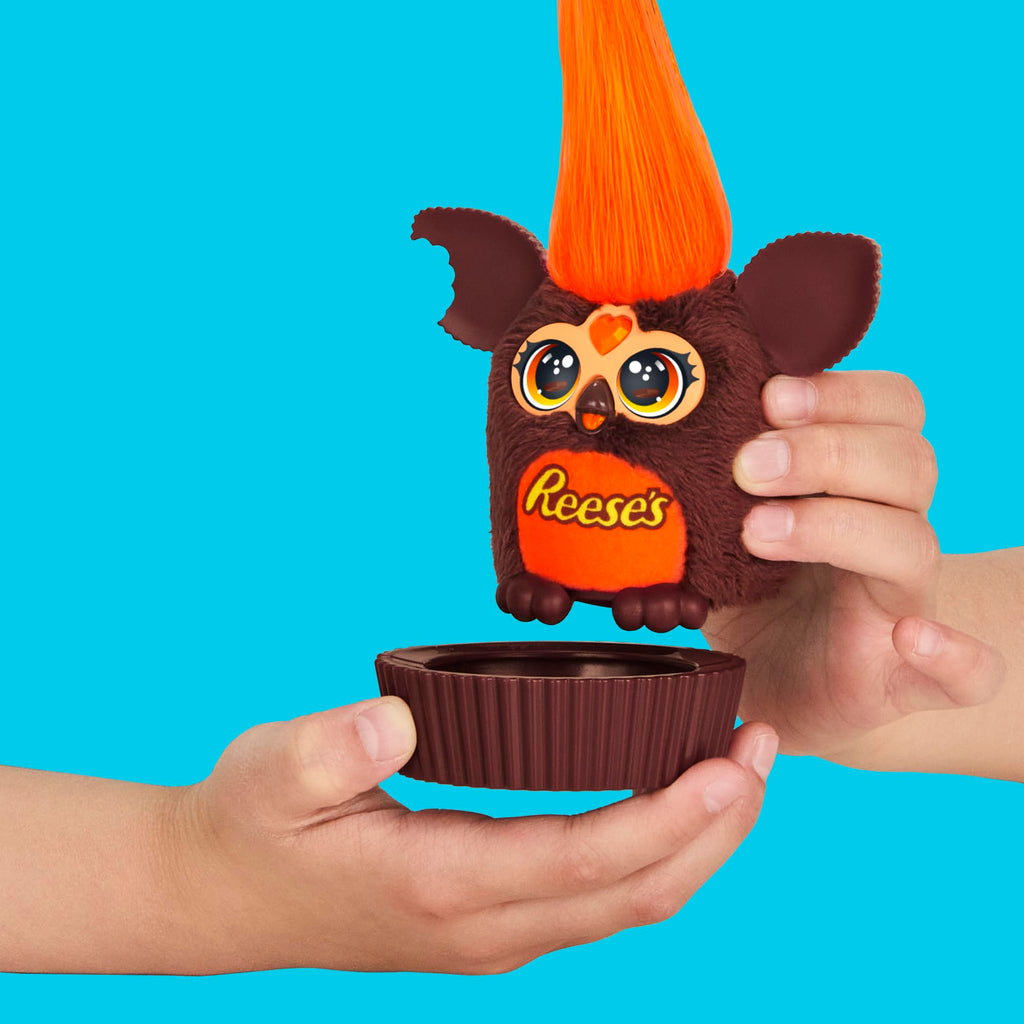 Furby Furblets REESE'S Cup Mini 3-Inch Electronic Plush | Candy Toy for Kids 6+