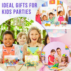 Fuutreo 24 Pcs Watercolor Paint Sets with Mini Canvas Easels | Kids Party Favors & Art Supplies