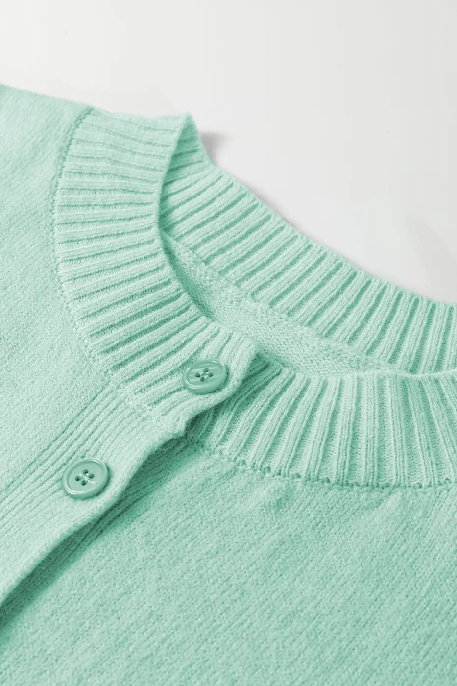 Pastel Fuzzy Knit Boxy Cardigan