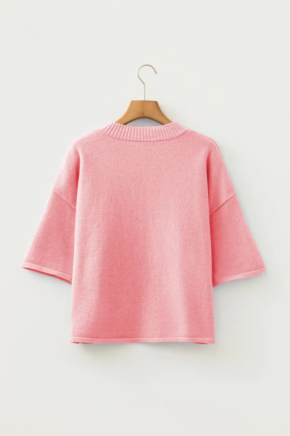 Pastel Fuzzy Knit Boxy Cardigan