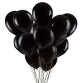 GaesQae Black Balloons 12-Inch Pack for Halloween Decorations - 100Pcs Latex Balloons