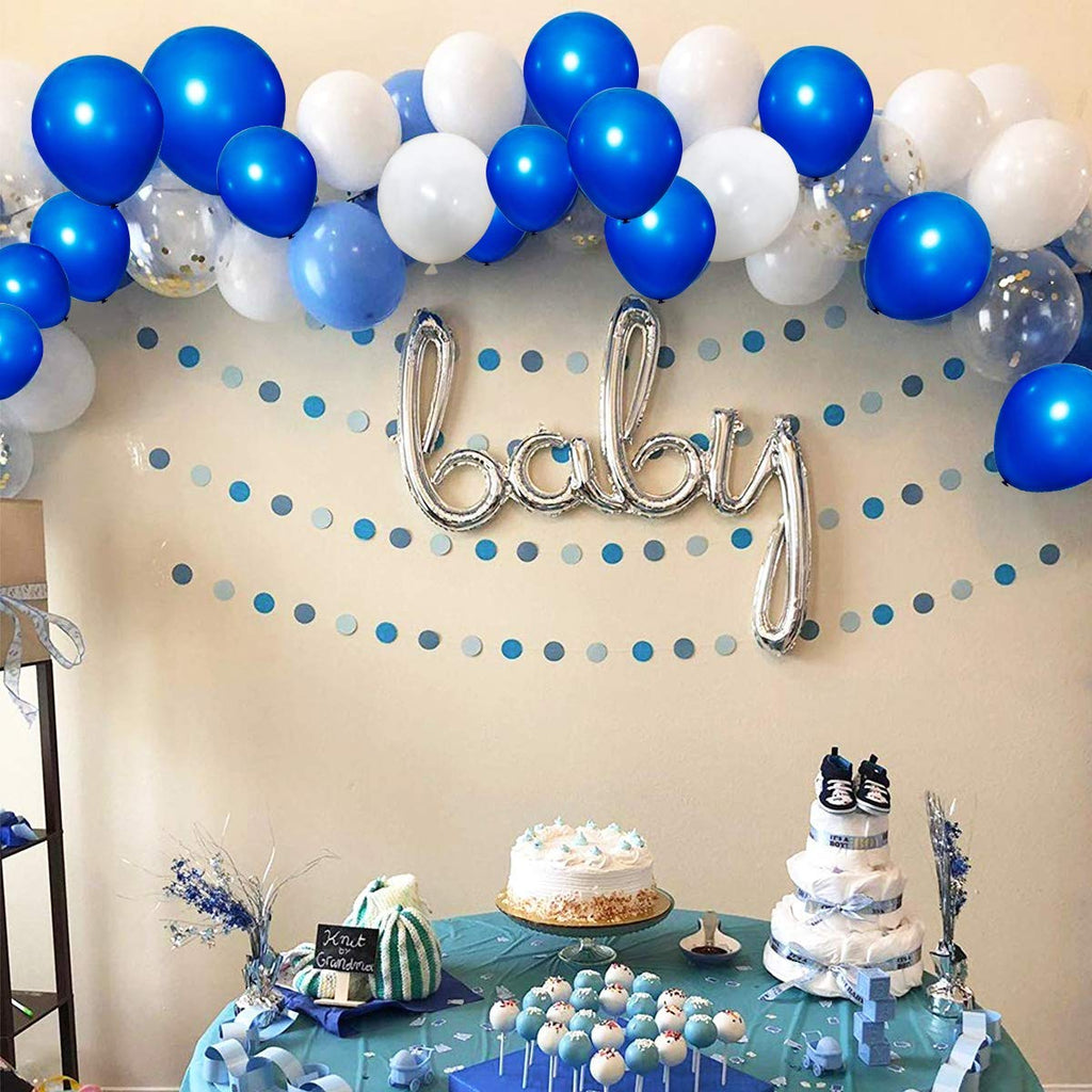 GaesQae Royal Blue Balloons - 100 Pack, 12in Latex Party Decor