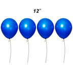 GaesQae Royal Blue Balloons - 100 Pack, 12in Latex Party Decor