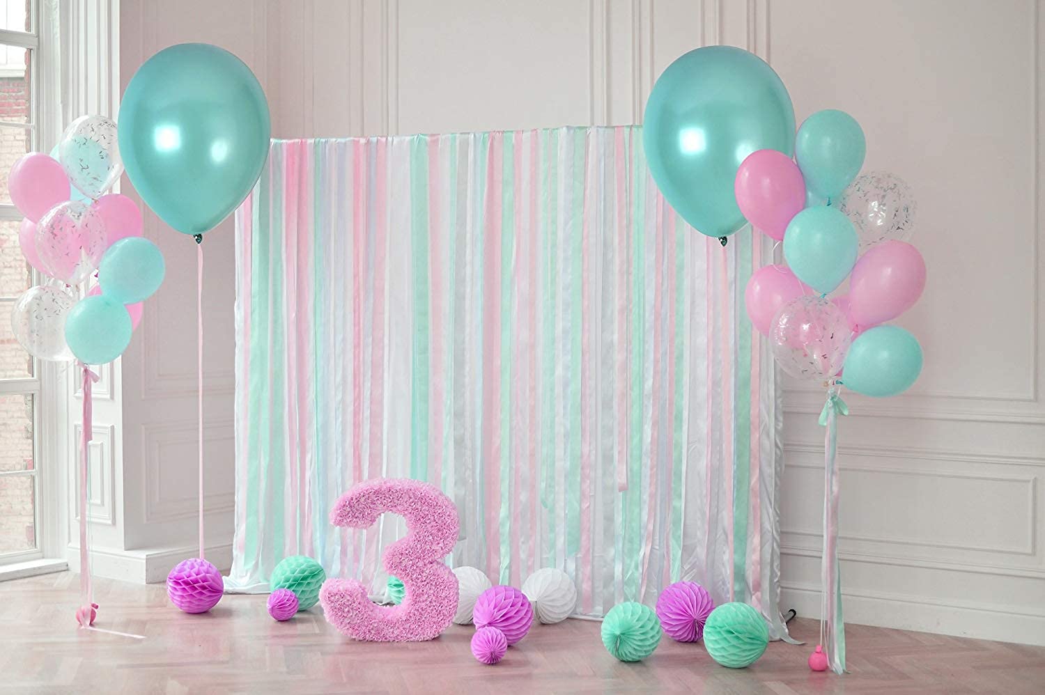 GaesQae Teal Balloons 12 Inch – 100 Pack Turquoise Party Decorations