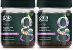 Gaia Herbs Organic Sleep Gummies – Sleep Support with Ashwagandha, Reishi, and Passionflower | 40 Count (Pack of 2)