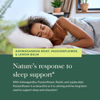 Gaia Herbs Organic Sleep Gummies – Sleep Support with Ashwagandha, Reishi, and Passionflower | 40 Count (Pack of 2)