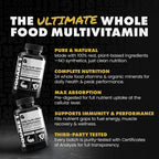 Gains in Bulk Square 1 Multivitamin with Organic Minerals – For Women & Men, 60 Capsules | Muscle Health, Performance & Immune Support