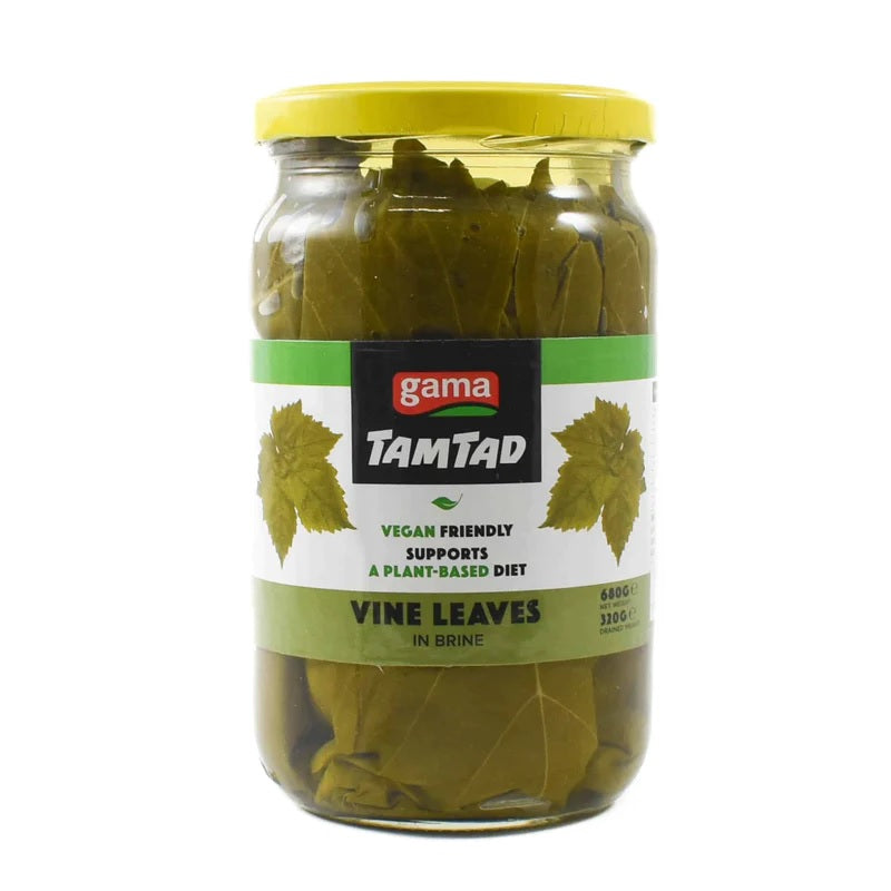 Gama Tamtad Vine Leaves in Brine Pickle Glass Jar 680g
