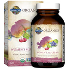 Garden of Life Organics Women 40+ Multivitamin – Organic, Vegan, Hormone & Breast Health Support (120 Tablets)