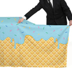 Gatherfun Ice Cream Party Supplies — 2-Pack Tablecloths (54 x 108 in)