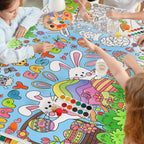 Gatherfun Easter Party Activity Poster — 31.5 x 72 in | Coloring Banner & Table Cover