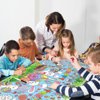 Gatherfun Easter Party Activity Poster — 31.5 x 72 in | Coloring Banner & Table Cover