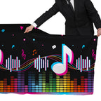 Gatherfun Music Party Disposable Tablecloth – 3-Pack, 54" x 108" | Music Theme Birthday Table Cover